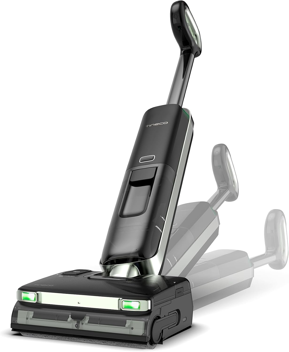 Tineco FLOOR ONE S7 Master Wet Dry Vacuum Cleaner, StreakFree Scraper, 9.9cm Ultra-Slim Body, 23kPa Suction, Flashdry Self-Cleaning System, 150° DustReveal Green Headlight