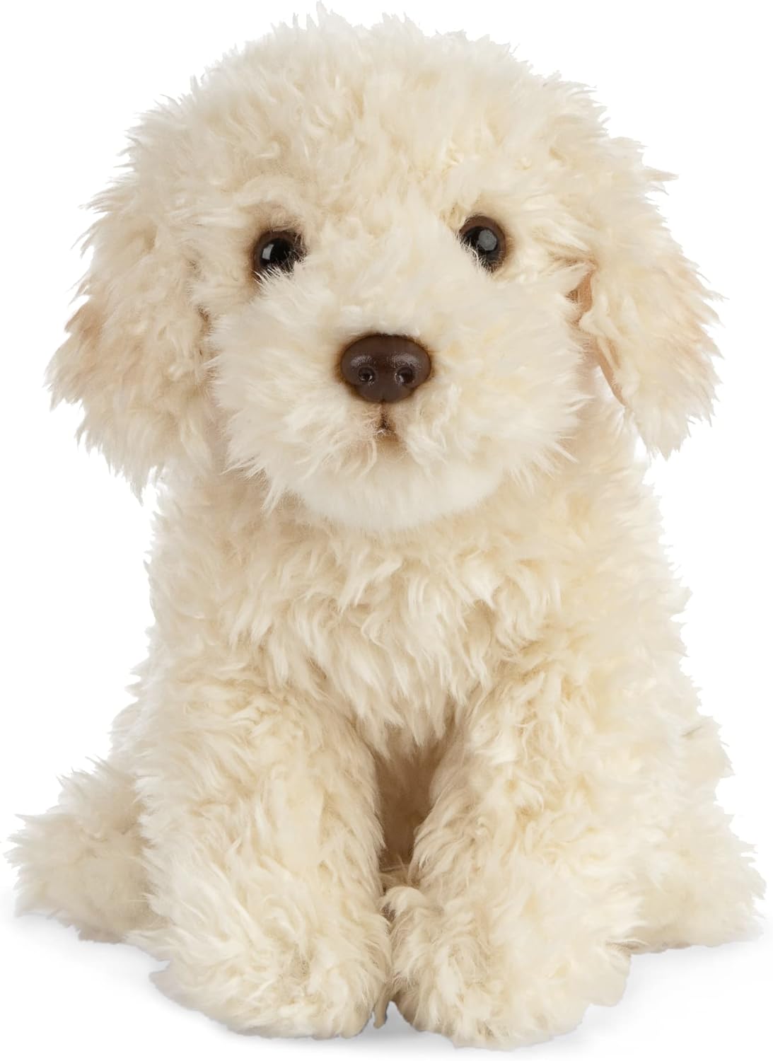 Living Nature Labradoodle Stuffed Animal | Fluffy Dog Animal | Soft Toy Gift for Kids | 10 Inches