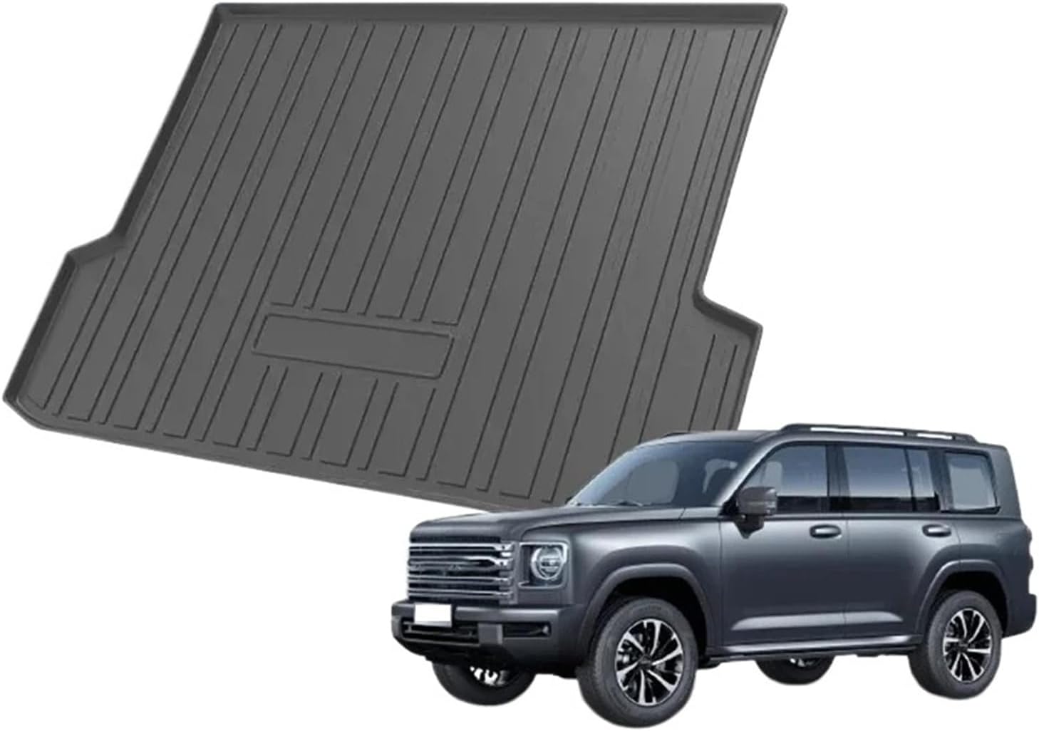 Car Mats, Compatible with GWM Haval H9 2024-2026 5seats TPE Material Scratch Resistant Water Proof Cargo Tray Trunk Mat Auto Accessories