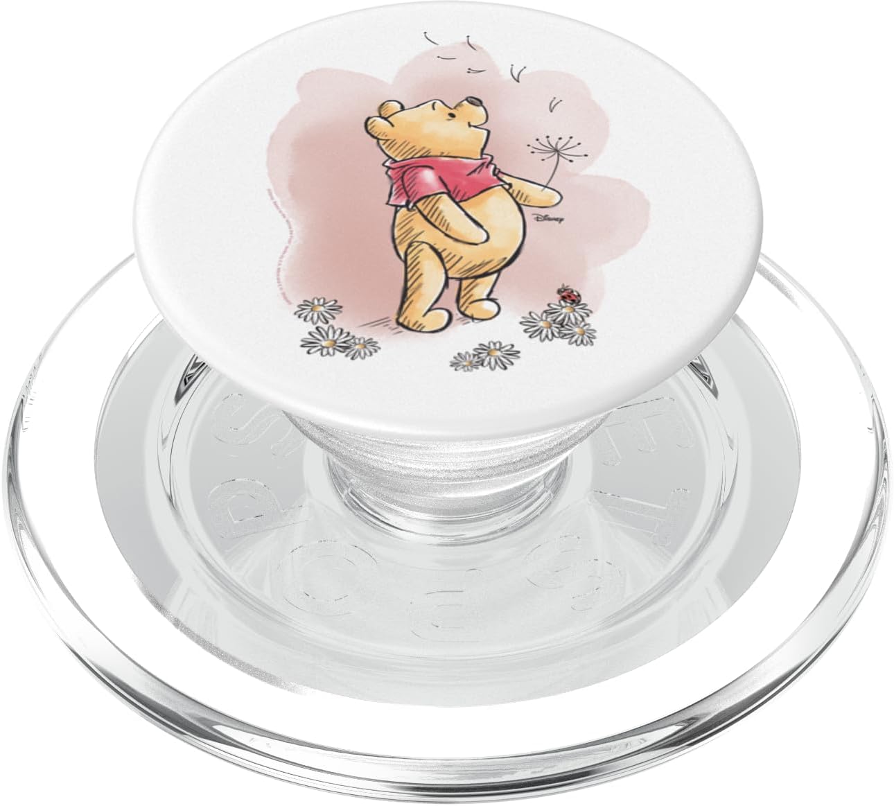 Winnie the Pooh - Dandelion Watercolor PopSockets MagSafe PopGrip for iPhone