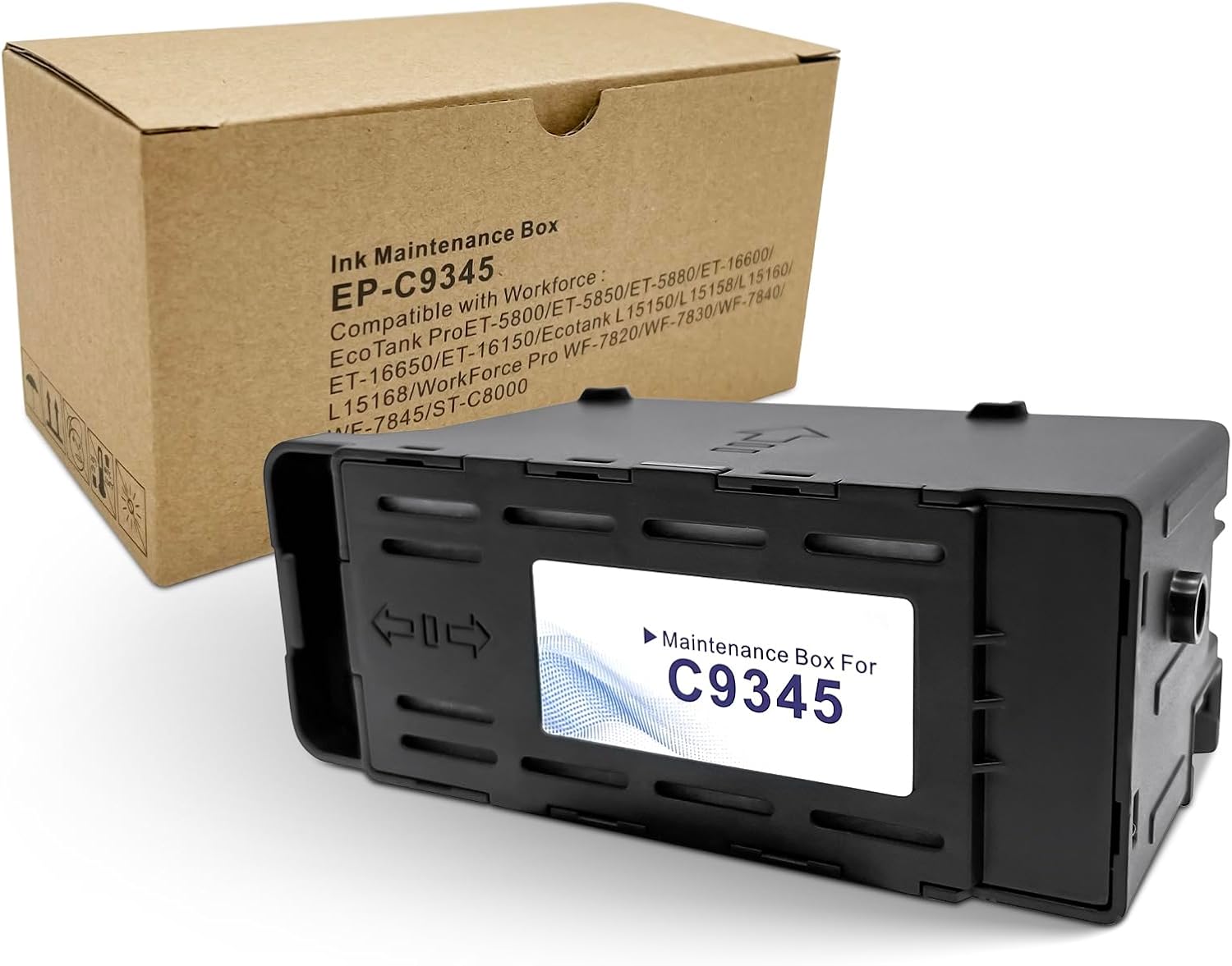 INK+ C9345 Maintenance Box Remanufactured for ET-8550 ET-16600 ET-5850 WF-7840 ET-5800 ET-16650 ET-8500 WF-7820 ET-5880 WF-7310 ST-C8000 ST-C8090 Printer