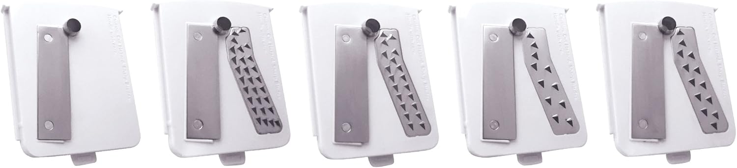 Set of 5 Blades for Brieftons 5-Blade Spiralizer (Model: BR-5B-02)
