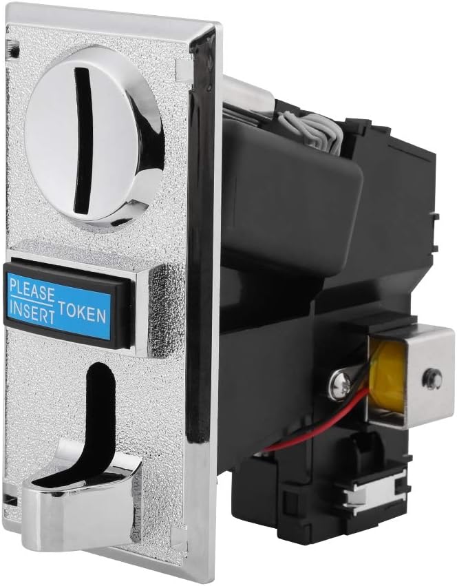 Game Coin Acceptor, Smart Coin Slot Vending Machine Parts,Multi Coin Acceptor Selector Slot for Arcade Game Mechanism Vending Machine