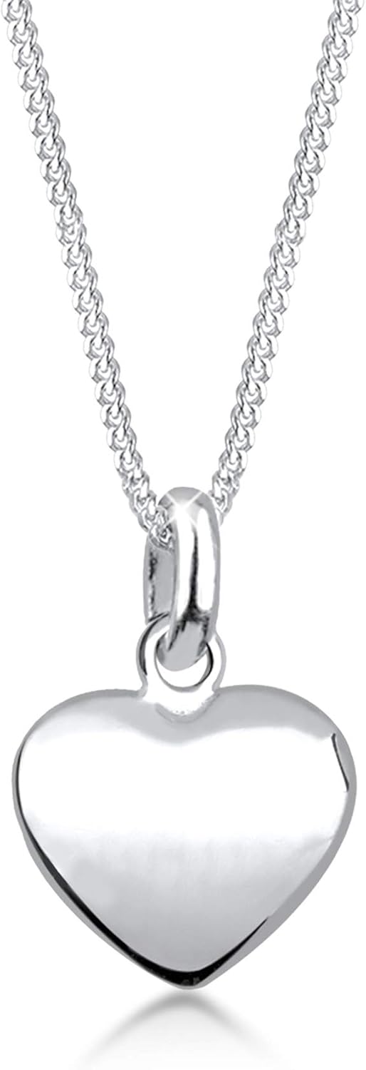 Elli by Julie & Grace Ladies Heart Pendant Filigree in 925 Sterling Silver