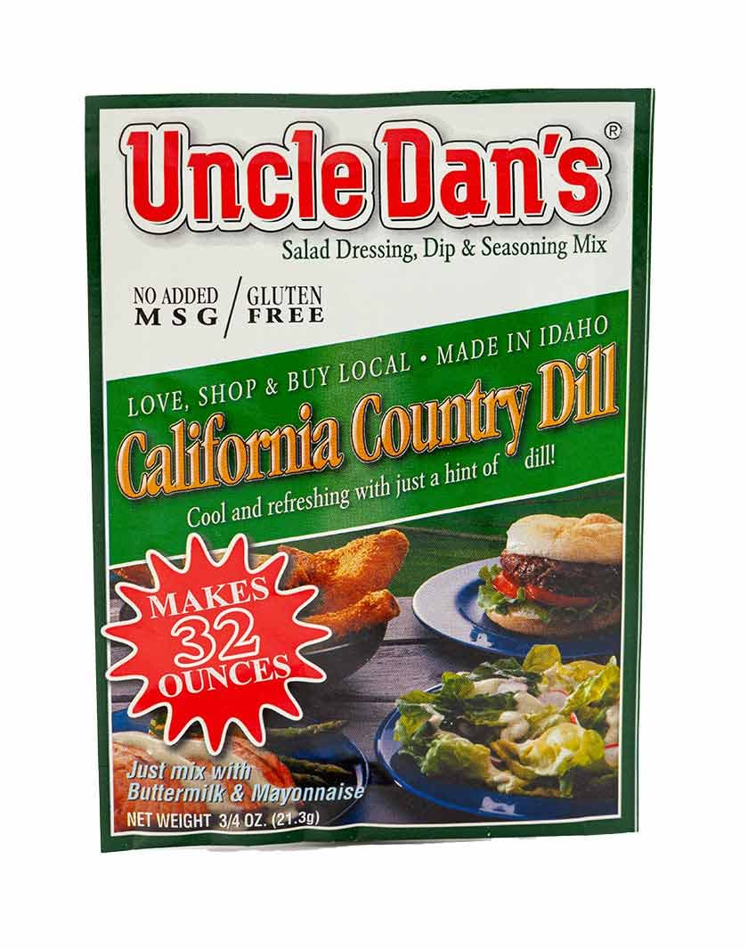 Uncle Dan's California Country Dill | Singles Packet – 0.75oz (Pack of 1)