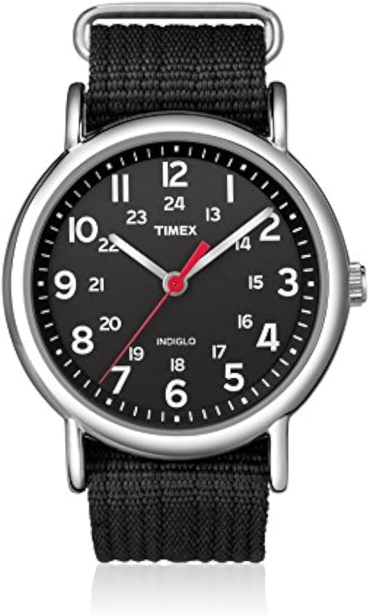 Timex Weekender Unisex Quartz Watch with Analogue Display and Nylon Strap