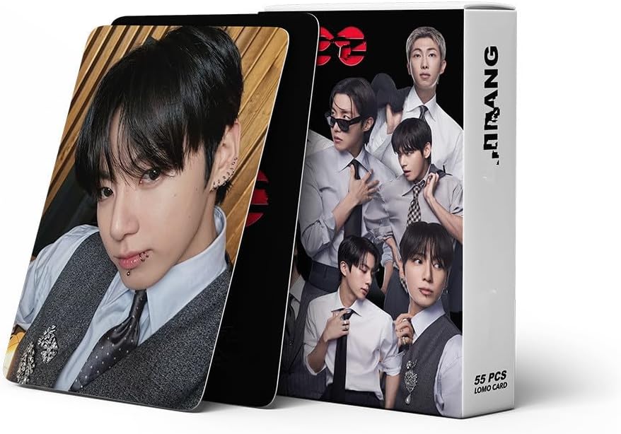 55PCS Korean Boy Group Photo Cards Idol Arirang Album Cards Team Merchandise Photocards Gift for Fans