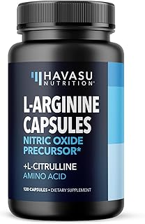 L-Arginine Capsules with L-Citrulline - Nitric Oxide Supplement - L Arginine and L Citrulline Blend - 120 Count - Vegan, Non-GMO Capsules for Performance, Endurance and Muscle Support - 2 Month Supply