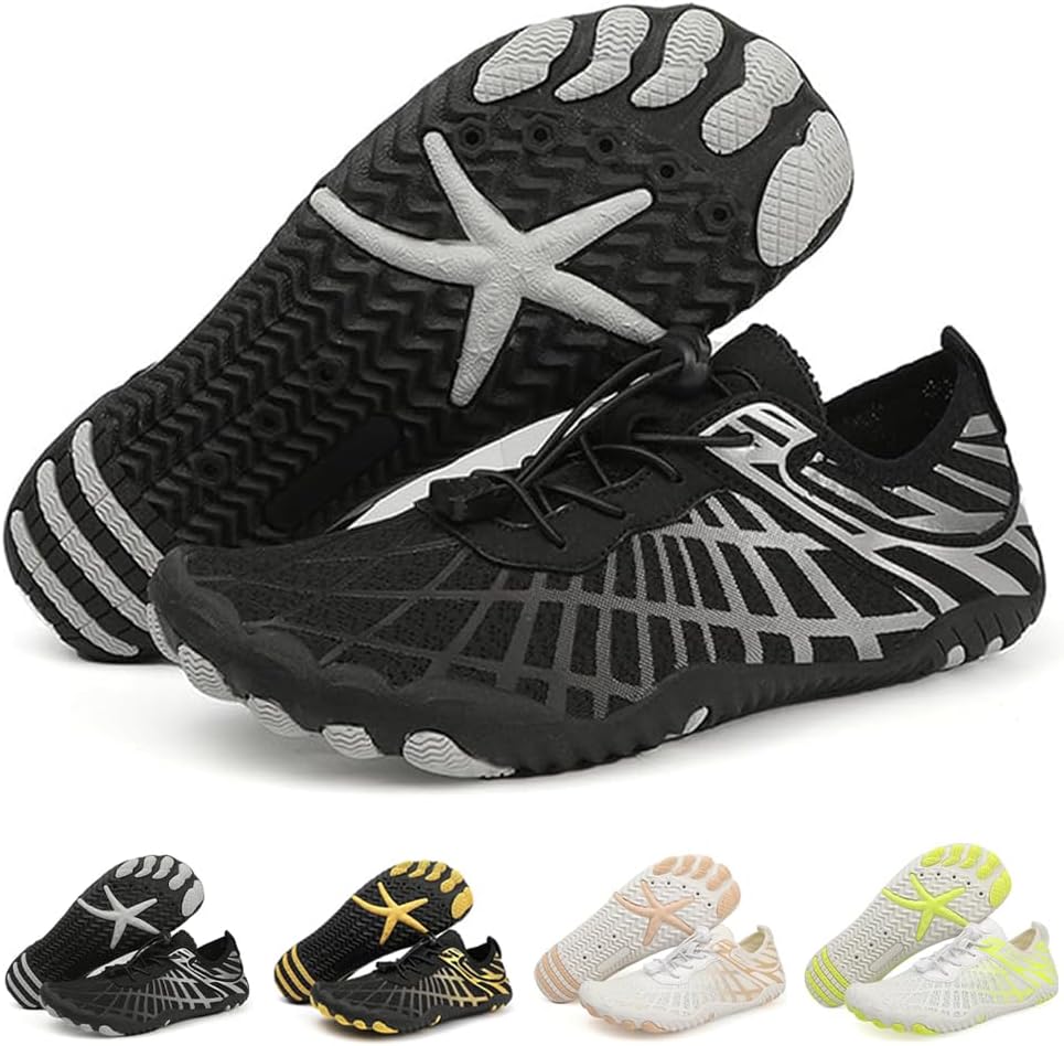 ELETON Barefoot Shoes Women Men Hiking Water Shoes Wide Toe Box Zero Drop