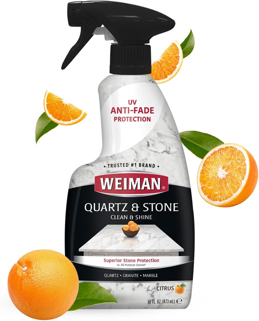 Weiman Quartz Clean & Shine - 16 Ounce - Quartz Cleaner and Polish