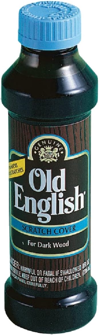 Old English Scratch Cover Dark Wood Furniture Polish, 8oz Bottle
