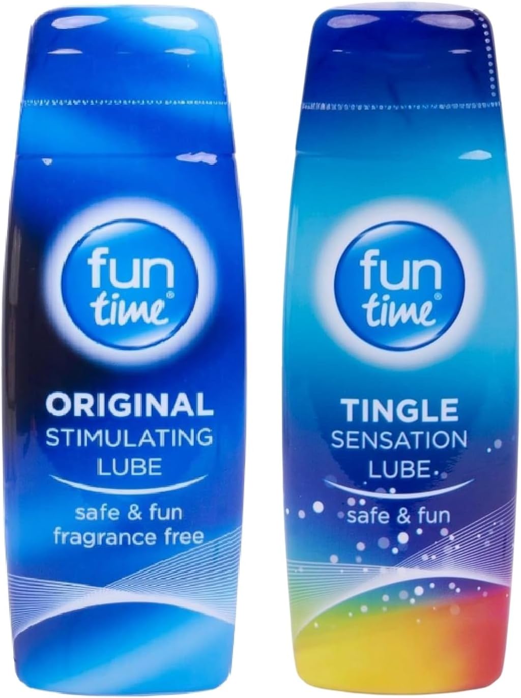 Fun Time Tingle Sensation Lube 75ml, Original Stimulating Lube 75ml (2 Pack) - Bundled by Smart Cutie