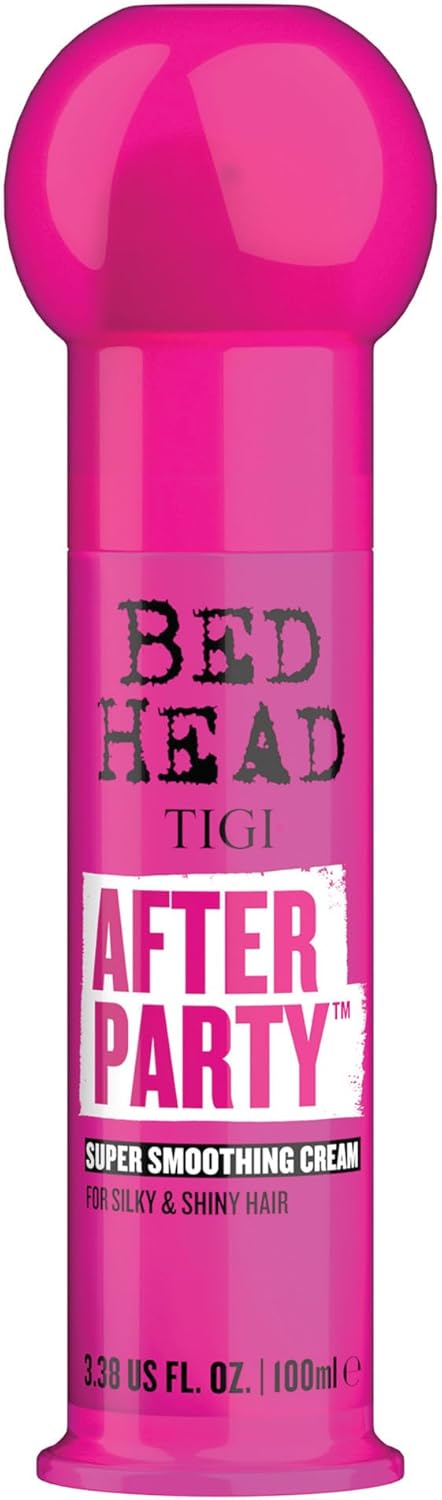 Bed Head by TIGI After Party Super Smoothing Cream – Anti Frizz hair styling product with humidity protection for frizzy, dull or coarse hair, 100ml​