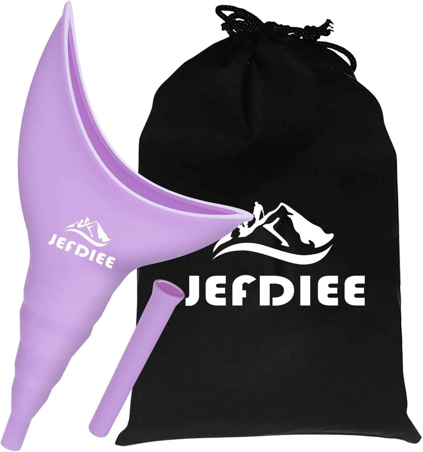JefDiee Female Urination Device - Silicone Pee Funnel Allows Women to Pee Standing Up
