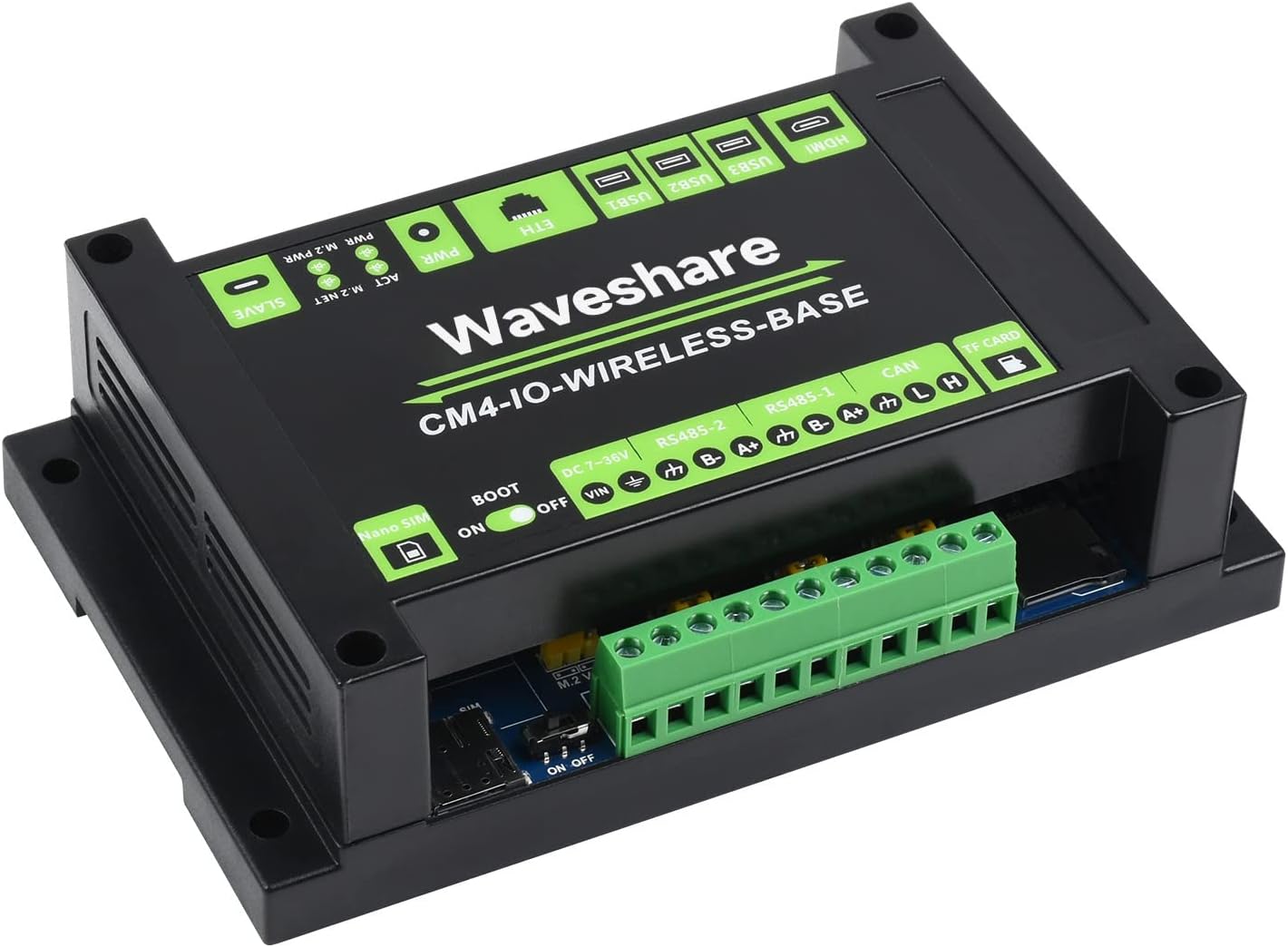 Waveshare Industrial IoT Wireless Expansion Module Designed for Raspberry Pi Compute Module 4
