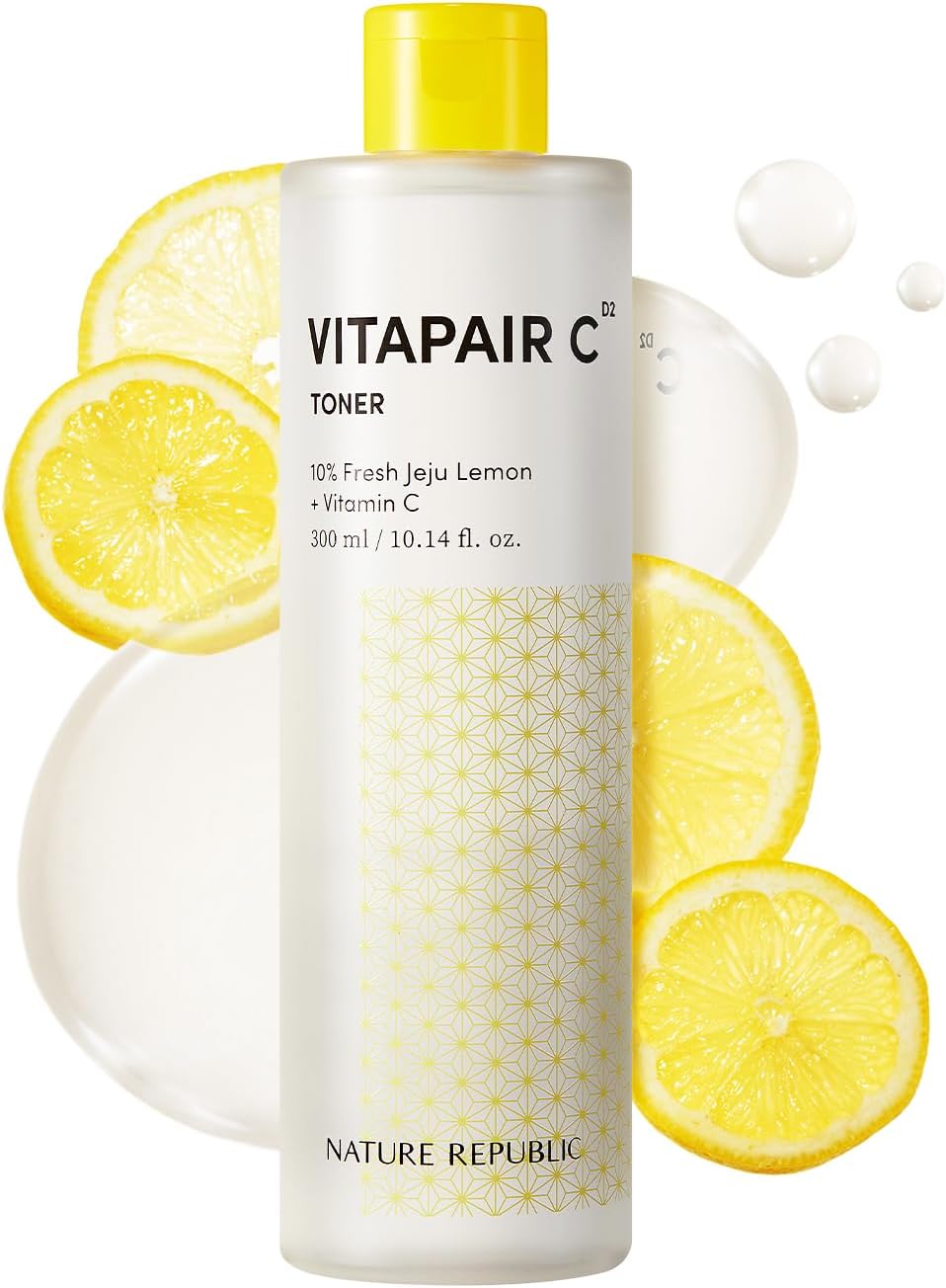 Nature Republic Vitapair C Glow Facial Toner - Vitamin Toners for Face, Hydrating Skin Care for Women, Niacinamide Korean Skincare, Clean Clear Moisturizing, Gentle Natural Beauty, 300ml / 10.15 fl oz