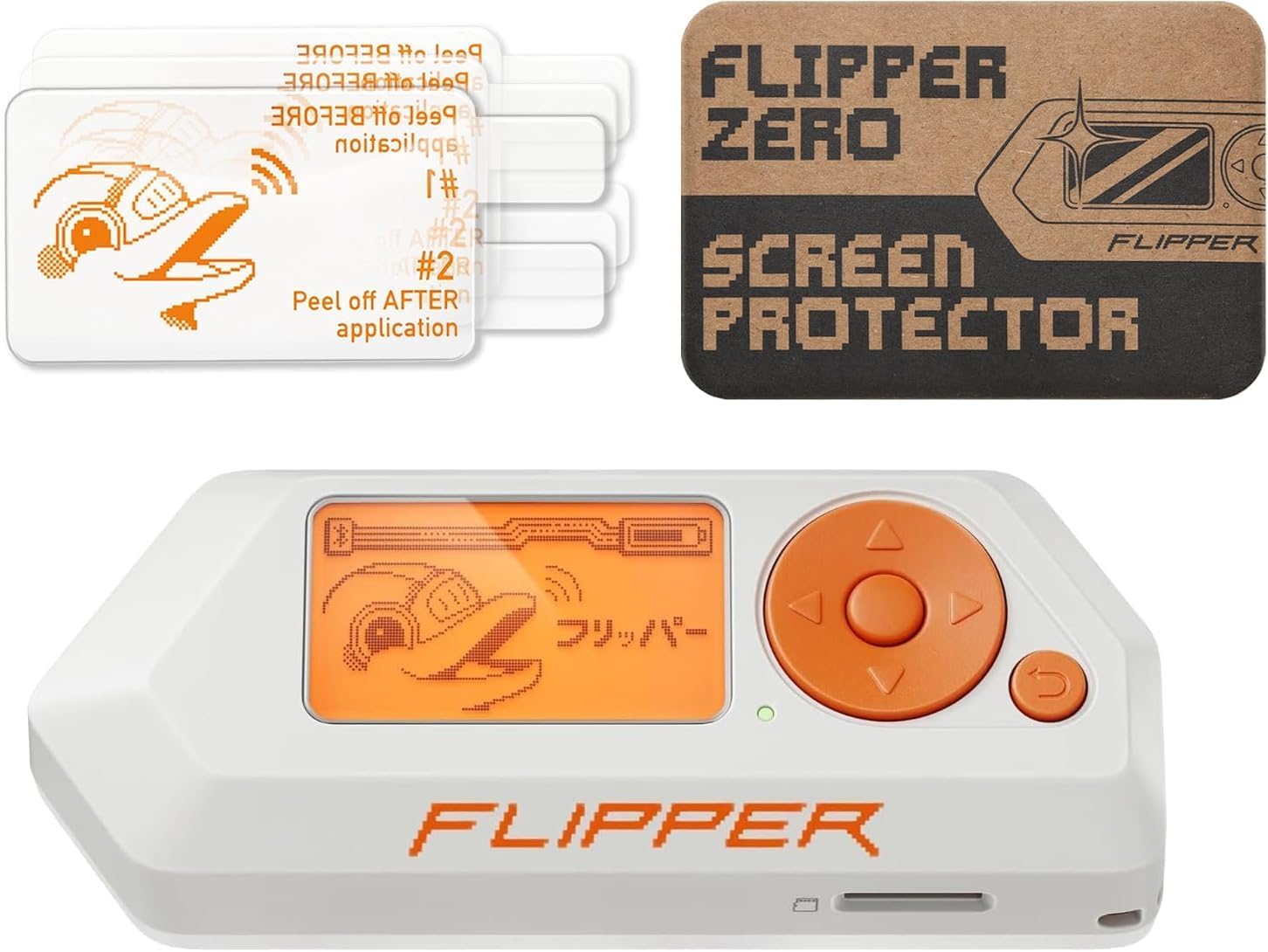 Multitool Flipper Zero Starter Pack with Screen protectors Device for Geeks