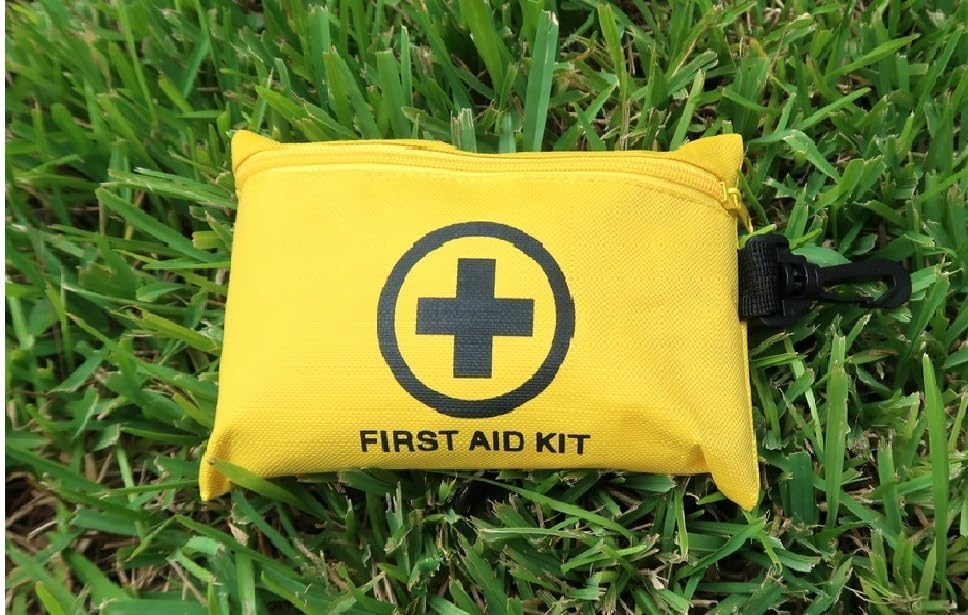 Galaxy 151 Pcs First Aid Kits Small for Survival Emergency Trauma Military Tactical Medical School Office Home Hunting Camping Hiking Fishing Outdoor IFAK EMT Yellow Bag