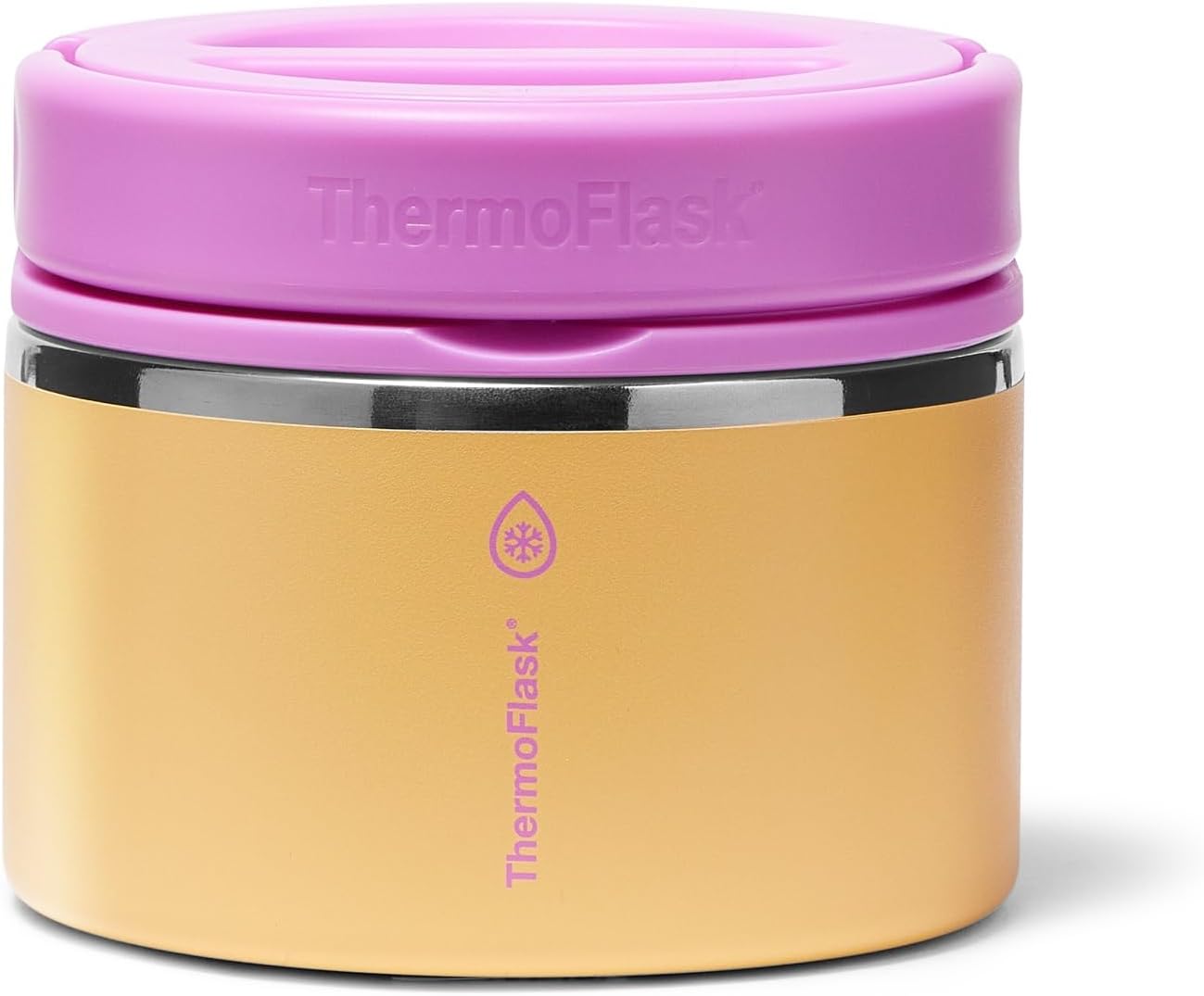 ThermoFlask Insulated Food Jar with Leakproof Lid (12 oz, Candy Oasis) - Stainless Steel Food Containers for Hot & Cold Meals, Lunch, Soup & Snacks