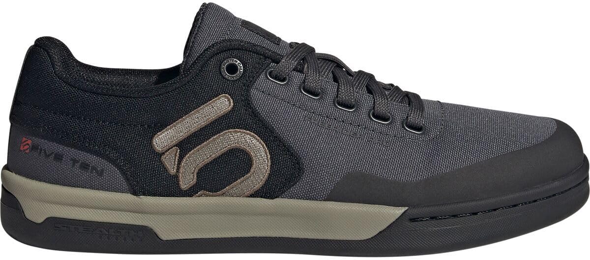 adidas Mens Five Ten Freerider Pro Canvas Mountain Bike Sneakers Shoes - Grey