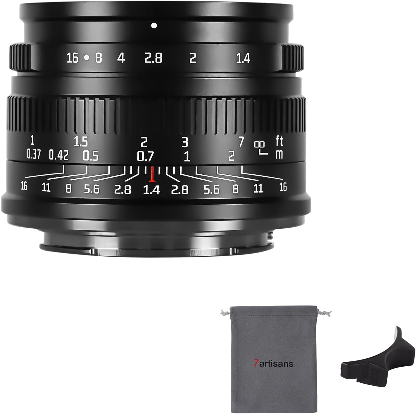 7artisans 35mm F1.4 Mark II APS-C Manual Focus Fixed Lens Large Aperture for Sony E Mount Mirrorless Cameras A6500, A6300, A6100, A6000, A5100, A5000, A9, NEX 5, 5T, 5R, 6