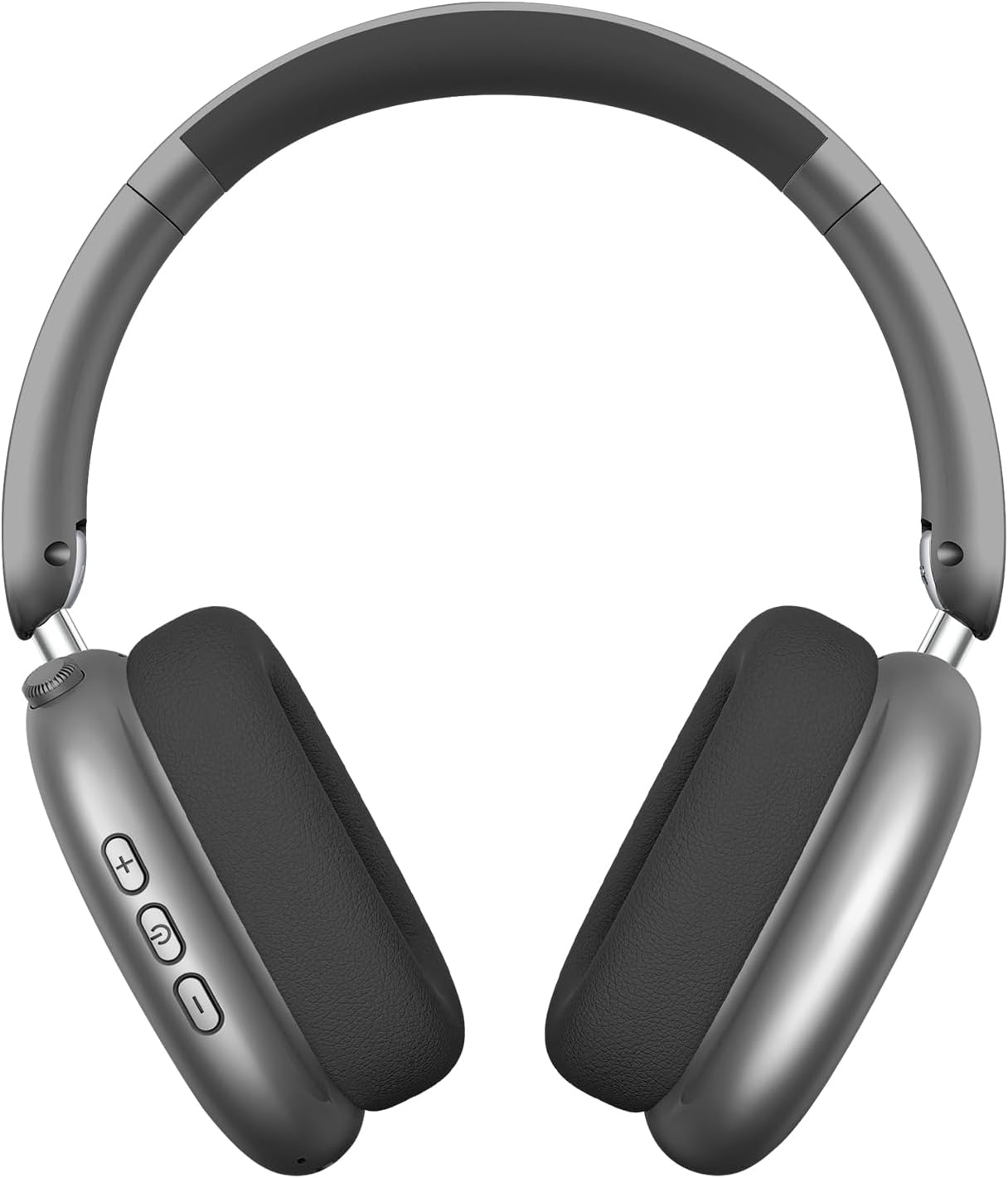 Wentronic Y01 Wireless Over Ear Headphones, Noise Canceling Bluetooth 5.3 Headphones with Microphones,Hi-Res Audio,48H Playtime,Foldable,Breathable Soft Earpads for iOS/Android/Samsung/PC-Space Grey