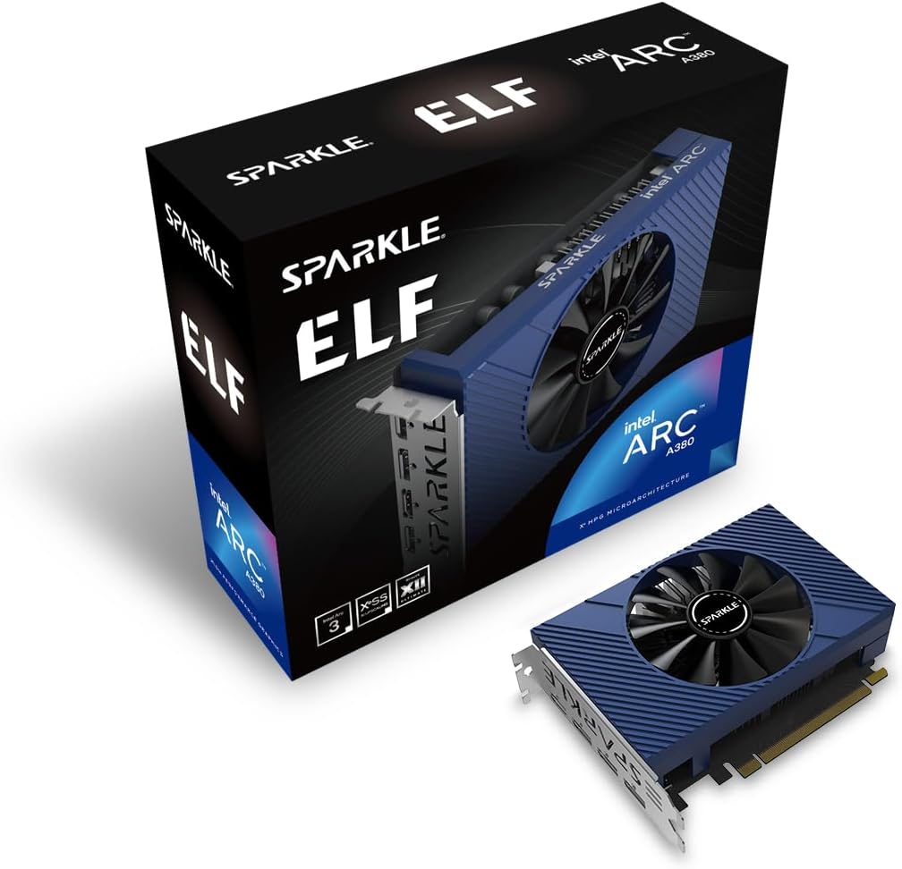 Sparkle Intel Arc A380 ELF, 6GB GDDR6, Single Fan, SA380E-6G