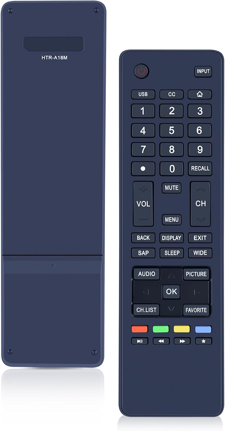 HTR-A18M New Remote Control fit for Haier LCD LED TV LE58F3281 32D3000 LE32M600M20 LE32F32200 LE24M600M80 65d3550 LE39M600M80 40D3500M 48D3500 LE48M600M80 LE50M600M80 55D3550