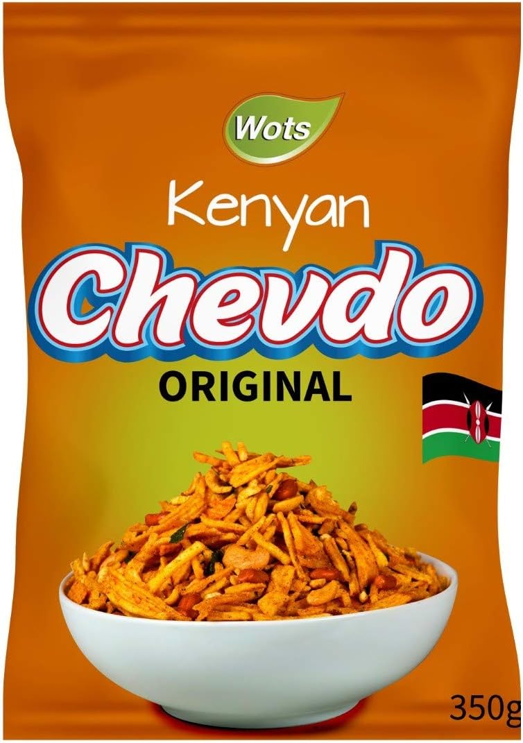 Bharti Ben Wots Kenyan Chevdo Chevda Original Snack Mix 350g (Pack of 2)