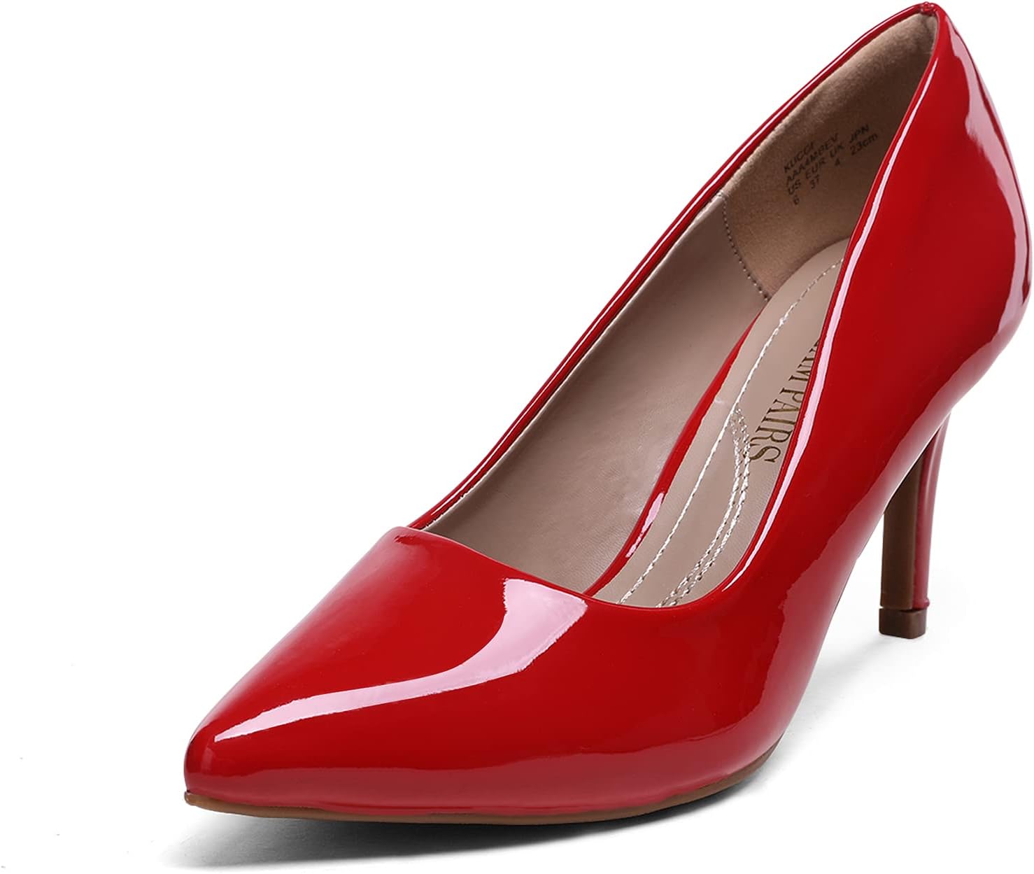 DREAM PAIRS Women's High Stiletto Heels Closed Pointed Toe Dress Pumps Shoes for Wedding Work Office Business, 3 Inches