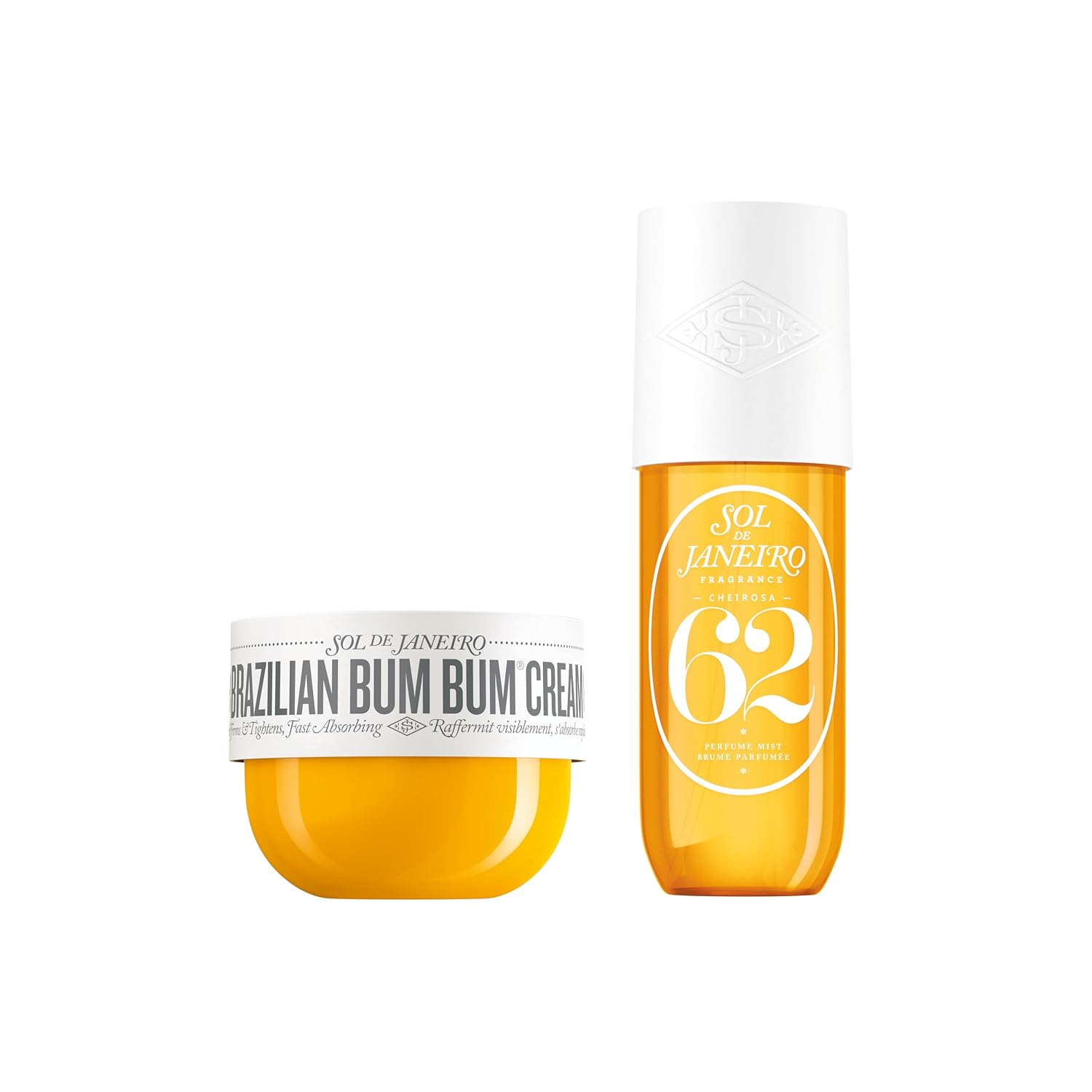 Sol de Janeiro Brazilian Bum Bum Cream & Cheirosa '62 Hair and Body Fragrance Mist Duo