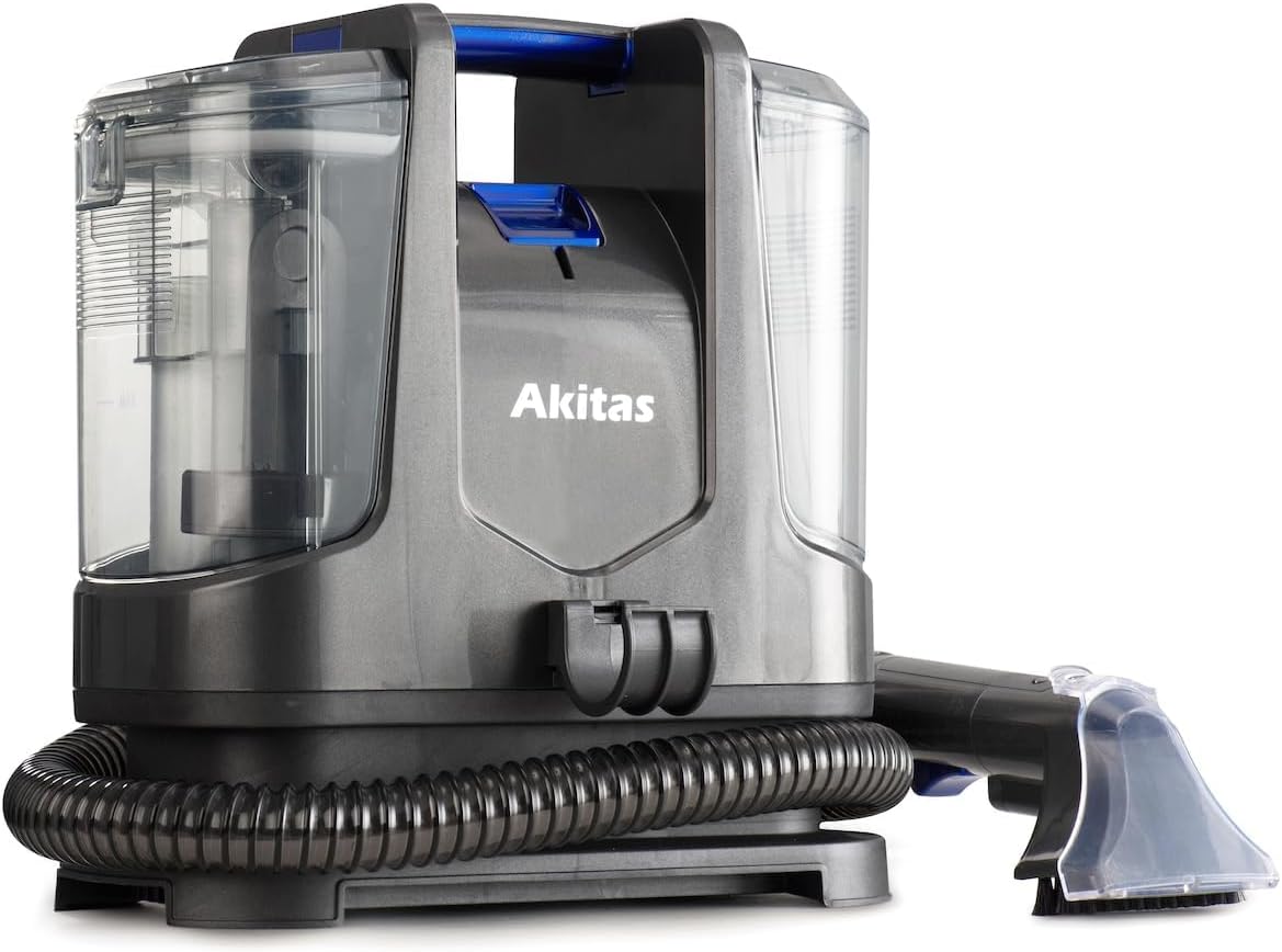 Akitas X6 Spot Cleaner Carpet Washer Remove Spills and Stains from Carpets, Stairs, Upholstery Portable and Compact
