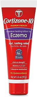Cortizone 10 Maximum Strength Intensive Healing Lotion for Eczema, 1% Hydrocortisone, 3.5 oz.