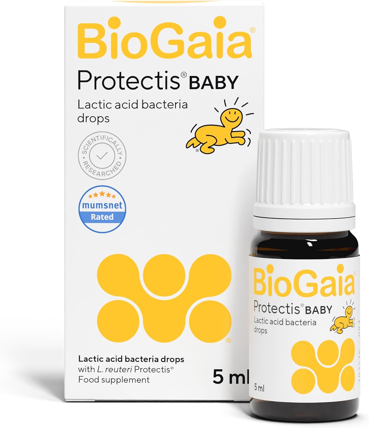 BioGaia Protectis Baby Drops | L. Reuteri Supplement for Babies | 5 ml