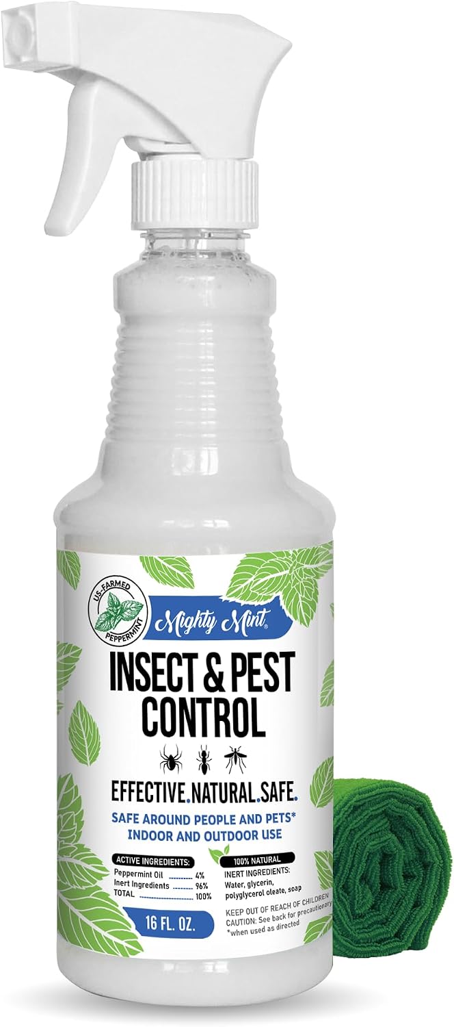 Mighty Mint Peppermint Oil Insect Repellent Spray, 16 oz