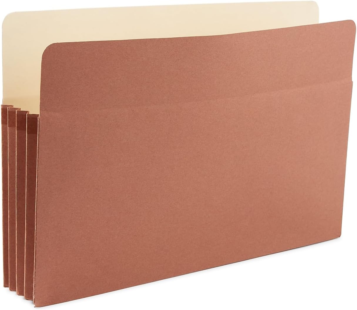 Staples File Pocket Folders, 3.5 Inch Expandable Sides, Legal Size, Easy Organizing & Document Storage, 25-Pack, Brown