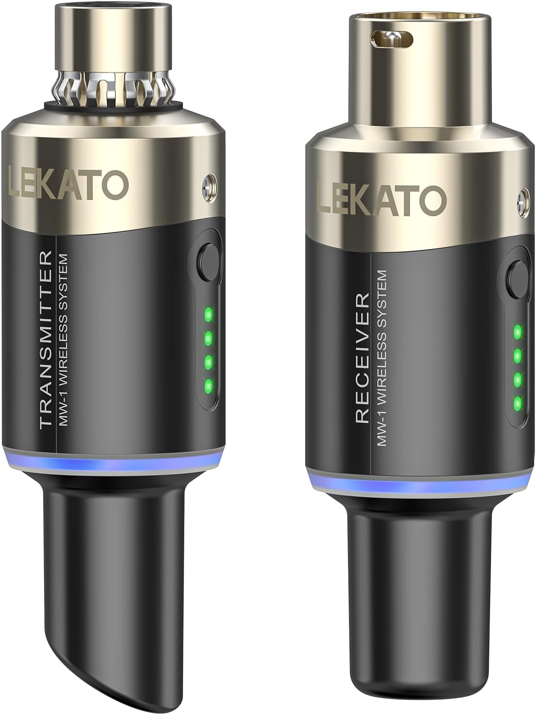 LEKATO 5.8GHz Wireless XLR Transmitter Receiver Microphone Wireless System