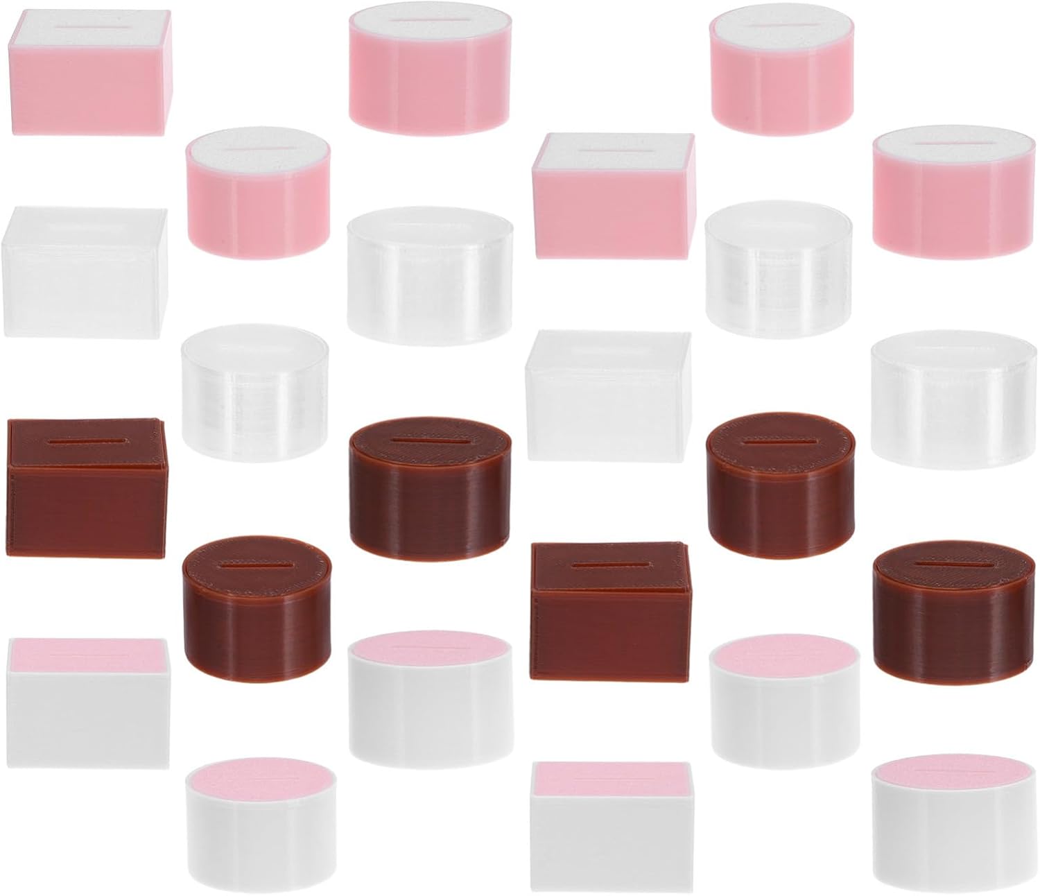 minkissy 24pcs Miniature Dollhouse Tissue Box Holders Bathroom and Living Room Accessories Compact Realistic Decor for Dollhouse Enthusiasts