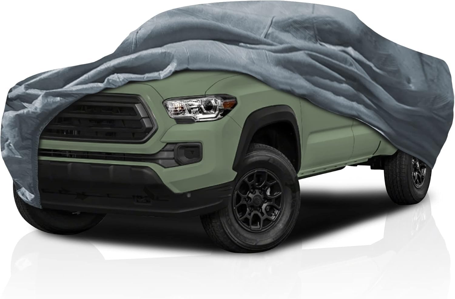 Supreme Full Car Cover - Semi Custom Fit for Toyota Hilux 1997-2005 Crew Cab 5 ft Bed | All-Weather Protection: Waterproof, Dustproof, Windproof, UV-Resistant