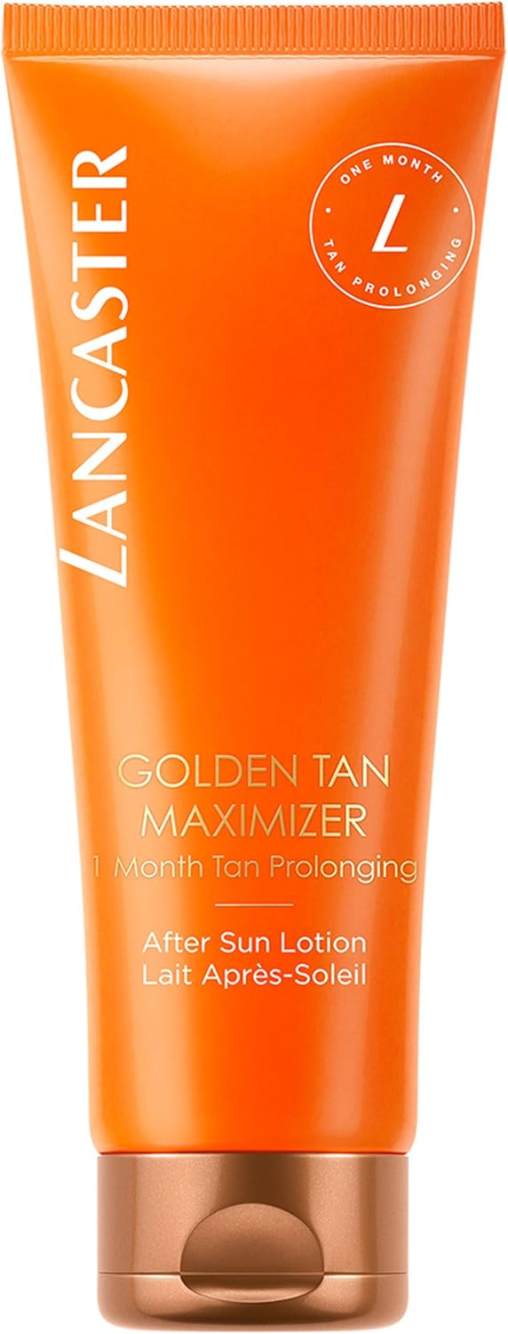 Lancaster Golden Tan Maximizer After Sun Lotion 250ml, One Month Prolonging, Natural Accelerator, Soothes and Calms Sun-Exposed Skin, Softens Skin with Velvety Finish