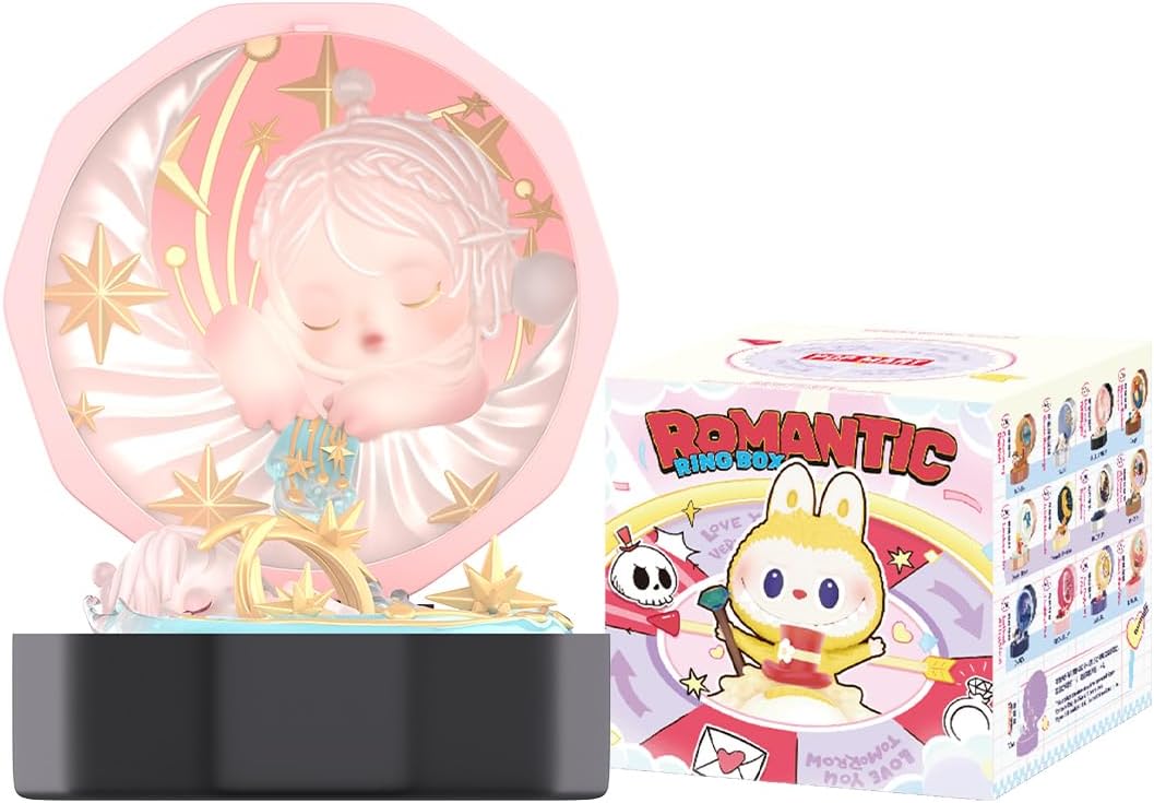POP MART Romantic Ring Box Series 4 Scene Sets 1Box Articulated Character Premium Design Gifts for Women Fan-Favorite Collectible Toy Art Toy Action Figure