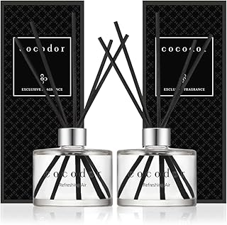 COCODOR Signature Reed Diffuser/Refreshing Air / 6.7oz(200ml) / 2 Pack/Reed Diffuser, Reed Diffuser Set, Oil Diffuser & Reed Diffuser Sticks, Home Decor & Office Decor, Fragrance and Gifts