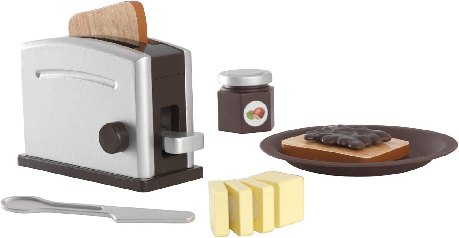 KidKraft Espresso Toaster Set - Play Kitchen accessory
