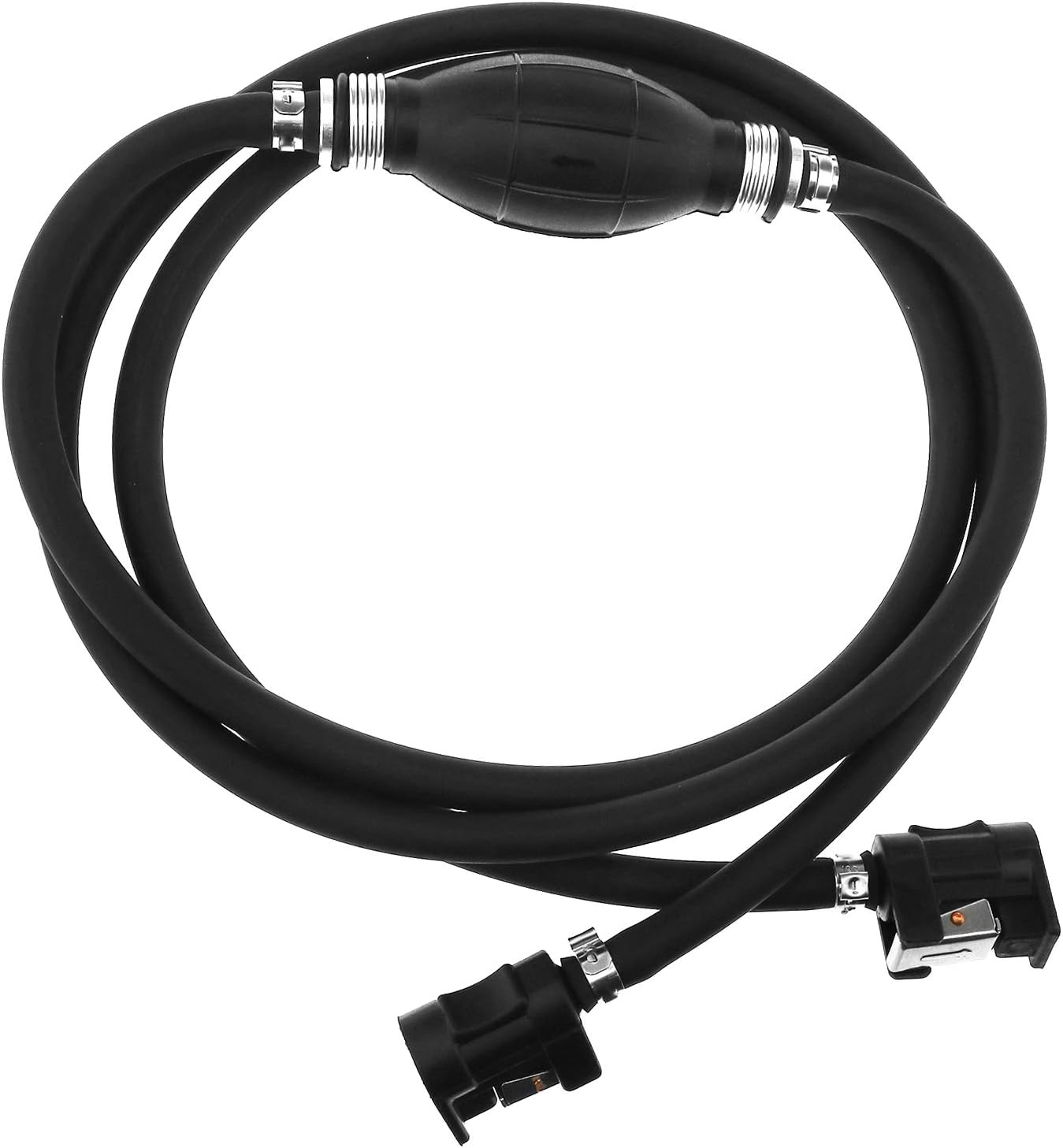 YINETTECH 5/16" 8mm Fuel Line Hose with Connector Compatible with Yamaha Mariner Johnson Mercury OMC Boat RV Caravan Marine Tractor Motor Vehicle