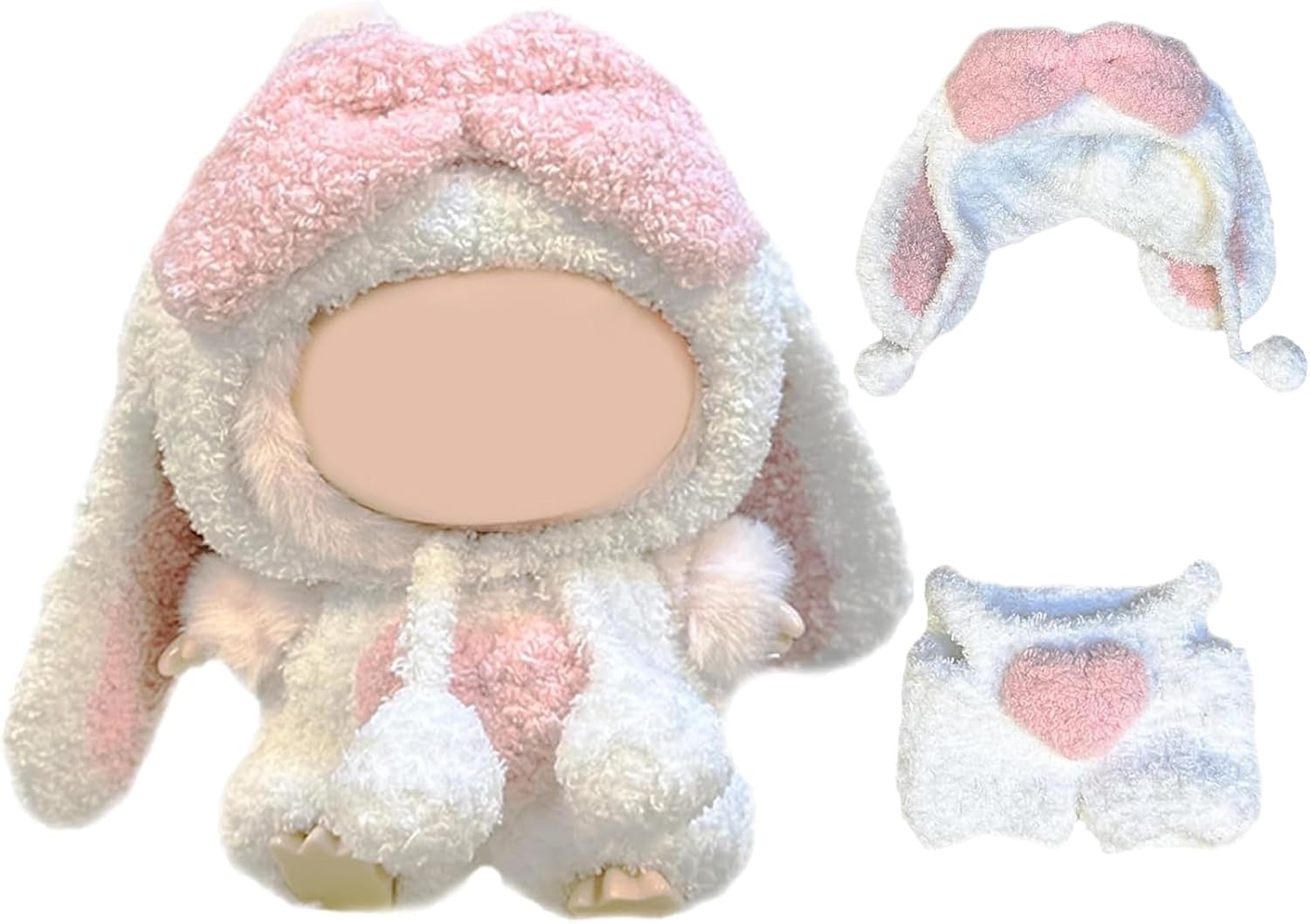 Doll Plush Clothes Set, Doll Accessories, Plush Clothes Suitable for Fashion Show Role Play Special Occasions Casual Wear Travel Time Storytelling Toy Collection