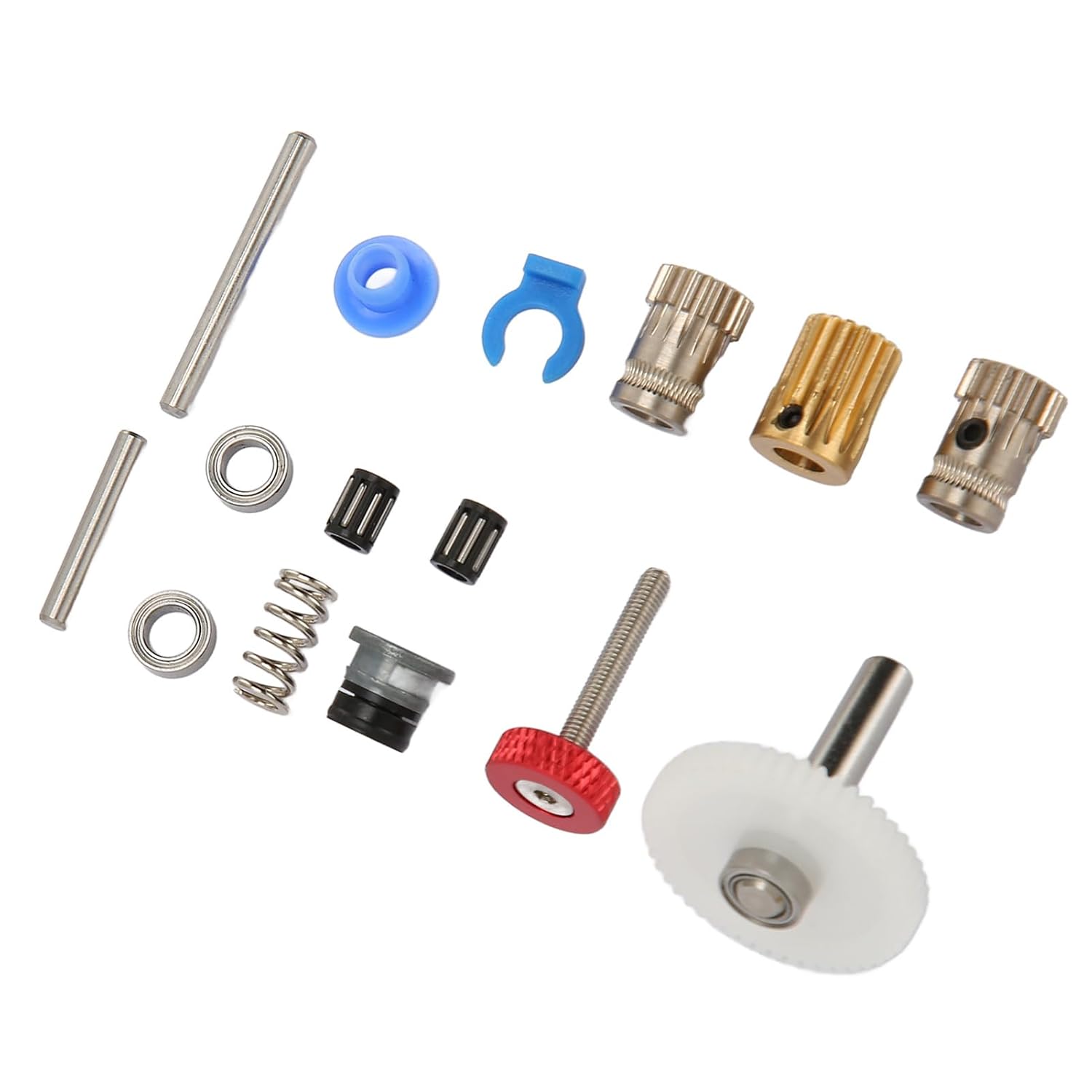 Dpofirs High Extruder Dual Gear Kit 3D Printer Additive Manufacturing Products for 0.1 2.4, Sherpa Users Hardened Structure