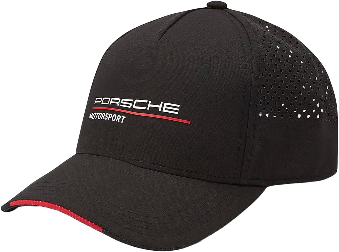 Porsche Motorsport Hat - Black - One Size Fits Most