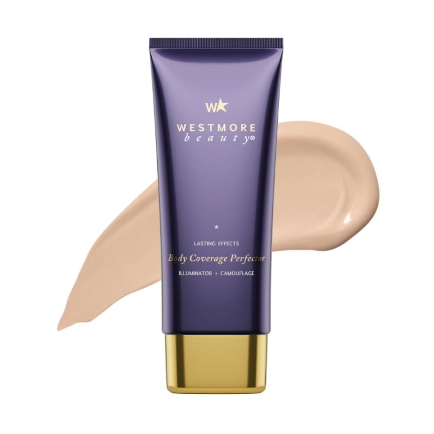 Westmore Beauty Body Coverage Perfector – Waterproof Leg & Body Makeup - Tattoo Cover Up Makeup - 3.5 Oz (Light Radiance)