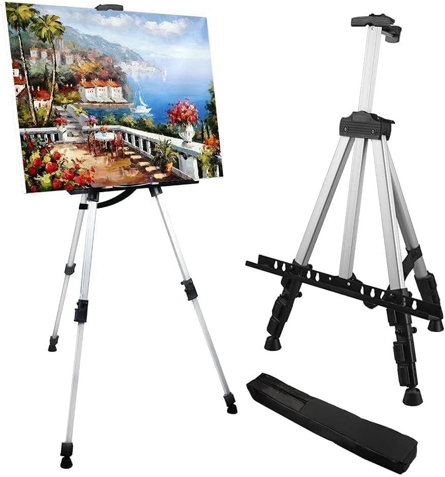 Easel Stand for Painting and Sign, Adjustable 17-66 Inch