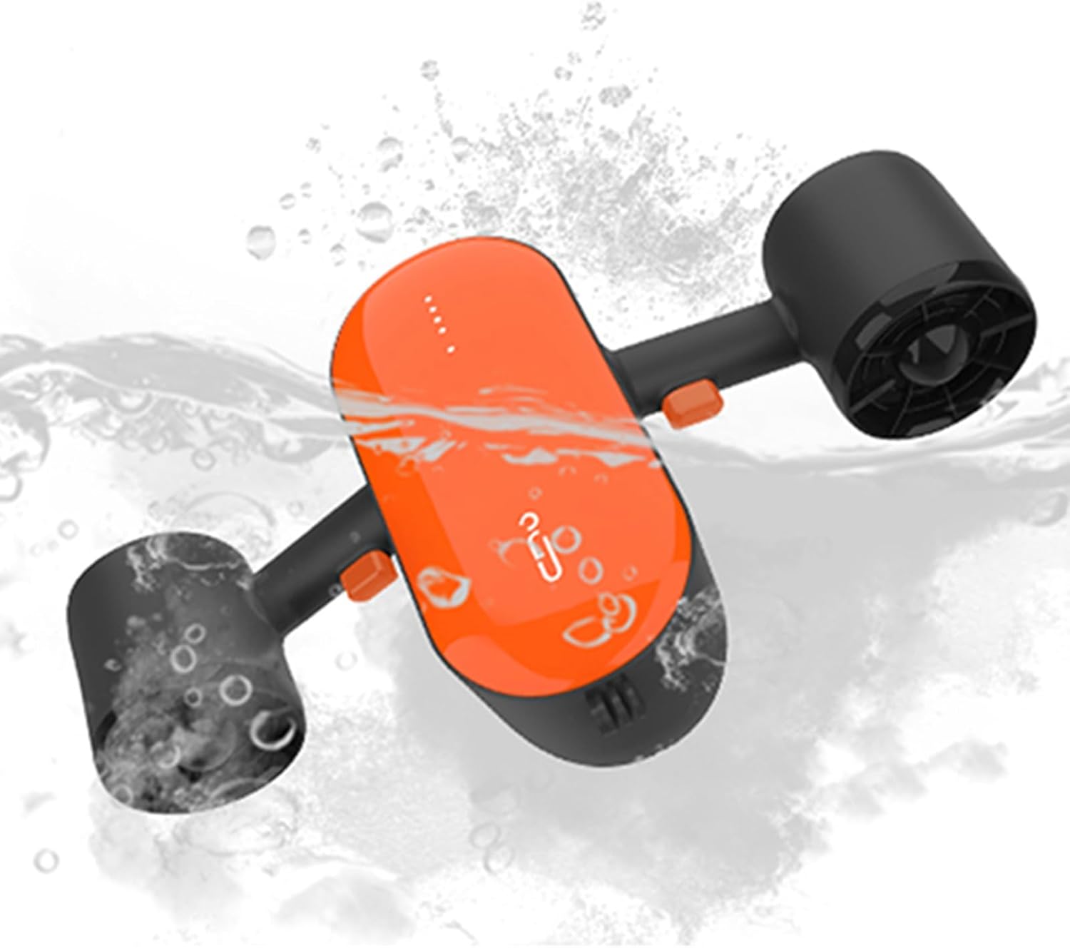 Smart Underwater Sea Scooter, Smart App Control, 98ft Depth, 4ft/s Max Speed, 45min Runtime, Orange